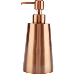 Soap Dispenser Stainless Steel for Liquid Soap Shampoo Refillable Lotion Dispenser for Kitchen Bathroom Toilet 350 ml (Rose Gold)
