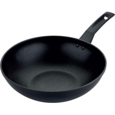 Prestige 9 x Tougher Induction Wok Pan with Non-Stick Coating 29 cm - Wok Pan Scratch-Resistant, Cool Ergonomic Handles, Oven and Dishwasher Safe