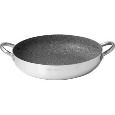 Aeternum Large Family Deluxe Family Pan 32 cm Aluminium Silver/Black