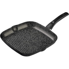 BALLARINI Vipiteno Grill Pan Steak Pan Non-Stick Coating Aluminium Rectangular Diameter 27 cm