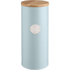 Typhoon Living Collection Storage Container for Coffee, Pastel Grey, 1 Litre, Steel, Bamboo, Silicone