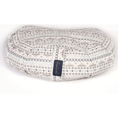 Eco Yoga Bolster Rectangular Cotton Including Organic Spelt Husks as Filling Material, Washable Covers (Inside/Outside) Made of Cotton