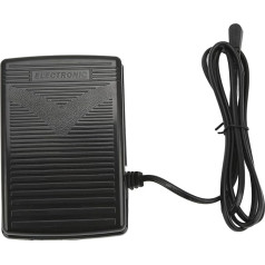 Sewing Machines Foot Pedal Foot Control DC 15 V Black Plastic Foot Switch and Power Cord Sewing Machines Foot Pedal Variable Speed Controller for Singer SC220 6160 6180 5400 XL-400