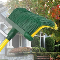 EURO MARKETING MANUFACTURING Novi Broom Curved Brush - Green, One Size
