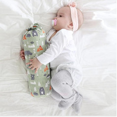 Baby Pillow Side Sleeping Pillow Pillow Sleeping Comfort Newborn Sarrasin Firm Firm for Kids 36cm