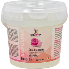 Artidee Creartec Sapolina Eco Watering Soap Transparent for Modelling Individual Soaps 600 g Made in Germany