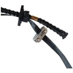 WAREMA Pack of 10 Winding Band Clamps for Attaching Elevator Straps in the Roman Blind Bottom Rail | External Blind | Set | Repair | Metal Clamps