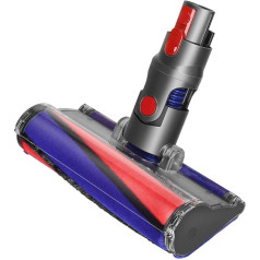 Yivy Soft Roller Floor Nozzle for Dyson V8(SV10) V10(SV12) V11(SV14) V15 Vacuum Cleaner, Electric Soft Roller Brush Attachment, Replacement Parts Brush Soft Cleaning Brush