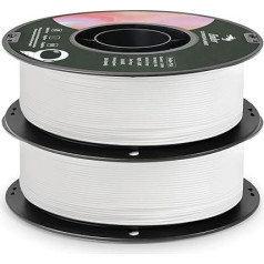 Creality PLA Filament 1.75 mm 1 kg Super 3D Printer Filament White [2 Rolls]