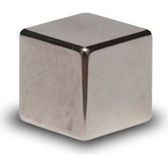 Maul Neodymium Cube Magnet, Light Silver 22 Kg