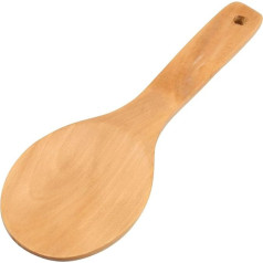 Home Kitchen Wooden Rice Paddle Scoop Ladle Pancake Turner Khaki