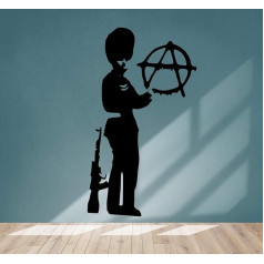Banksy Graffiti Wall Sticker Decal Bedroom Home Bathroom Kitchen Vinyl (Anarky)