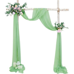 Babenest Weeding Arch Drapery Fabric (1, Sage Green)