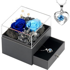 SHOKUTO Gifts for women, girlfriend, birthday gift for women, jewellery gift box with splitter necklace for Valentine's Day, anniversary, birthday for mother, sister, wife