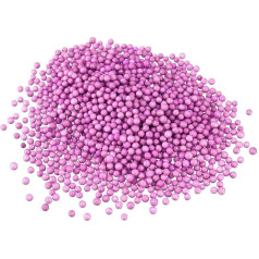 sourcing map 1 Pack 1/8 Inch Rose Red Polystyrene Foam Beads Ball Round Mini for Arts DIY Craft Party Decorations Fillings Vase Cushion