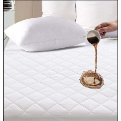 KB tradax Microfibre Quilted Mattress Protector Waterproof Anti Allergy Fully Fitted (Small Double)
