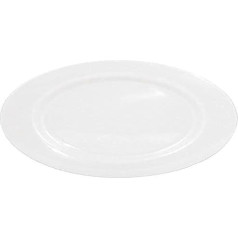 Kristallon CD295 Melamine Plate, White (Pack of 6)