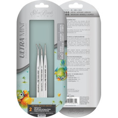 Silver Brush UMS-2435S Ultra Mini Tight Spot Short Handle Brush Set, 3 Per Pack