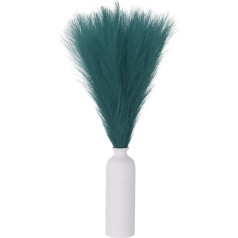 sourcing map 6 Pieces Artificial Pampas Grass 18 Inch Fluffy Pampas Grass Decor Flower Arrangement for Home Wedding Decorations Blue