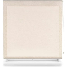 Uniestor Natural Linen Roller Blind, Fabric, Beige, 6 x 100 x 200 cm