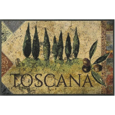 wash+dry Estate Toscana Door Mat, 50 x 75 cm, Washable Inside and Outside