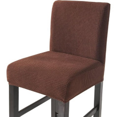CHNSHOME Bar Stool Chair Covers Stretch Bar Chair Covers Bar Stool Cover with Backrest Set of 4