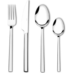 Modern Cutlery Fork - Knife - Spoon - Coffee Spoon / Dessert Spoon Cutlery Stainless Steel 16 Piece Cutlery Set for 4 People (Stainless Steel Cutlery Coffee Spoon)