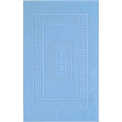 Casatessile Torino terry bath mat (60X90 cm) - AZZURRO - AZURE