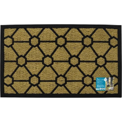 JVL Woven Coir Doormat 45 x 75 cm Geometric