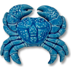 Toocook Sea Creatures Glazed Ceramic for Wall Decoration and Home Decoration Handmade Gift Idea Made in Italy (Crab)
