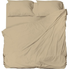 hermet Winner Double Bed Microfibre Rope Duvet Cover Fitted Sheet 2 Pillowcases