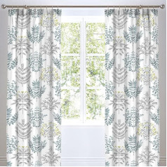 Dreams & Drapes Emily 66 x 72-inch Pencil Pleat Curtains, Duck Egg