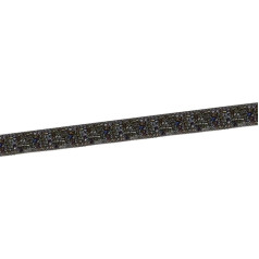 EMDOMO Crystal Rhinestone Hotfix Ribbon Gem Beads Iron On Embellishment for DIY Wedding Bridal Dress Shoes Phone Decoration 10 Yards (W)