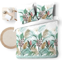 Douceur d'Intérieur Costa Rica 3-Piece 240 x 220 cm 100% Cotton Gauze