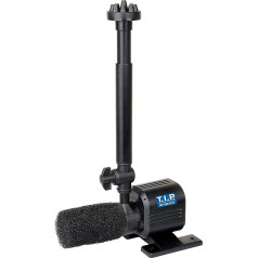 T.I.P. WP 500-10 R 30014 Fountain Pump - Water Feature Pump (500 l/h Flow Rate, 0.8 m Delivery Height, Max. 1 m Immersion Depth, 6 Watt, Intake Filter, for Indoor and Outdoor Use, Includes Volcano