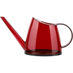 Candy Color Garden Watering Can Coated Garden Plant Sprayer Long Nozzle Environmentally Friendly Material 1.2L Flower Watering Can Easy to Use for Outdoor Garden (Red)