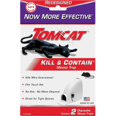 Tomcat Kill and Contain Mouse Trap, 2-Pack