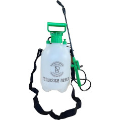 REQUISITE NEEDS Pump Pressure Sprayer, Garden Sprayer with Plastic Lance and Carrying Strap, Pressure Sprayer, Weed Killer, Pump Fertiliser, Pesticides, Fungicides and Cleaning (5L Spray Bottle)