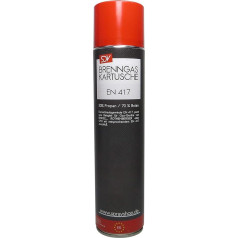 SDV Chemie Fuel Gas Cartridge 6 x 600 ml EN417 330 g Gas Cartridge Universal Gas Multigas Compressed Gas