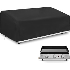 YBYHFAA Protective Cover for Plancha, 100% Waterproof 600D Oxford Cover for Plancha, Heavy Duty Tear-Resistant Housing for Plancha, Suitable for Plancha/Gas Cookers, UV-Resistant (80 x 60 x 25 cm,