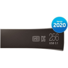 Flash atmiņas disks bar plus usb3.1 256 gb titan pelēks