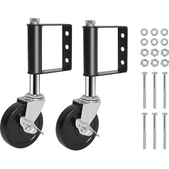 Lesolar Spring Loaded Adjustable Gate Wheel, 4