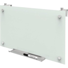 Quartet Dry Wipe Glass for Cubicle Walls, Magnetic Whiteboard