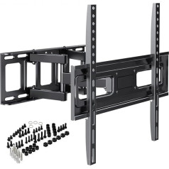Athletic TV Wall Mount for 32-65 Inch Screens VESA 100 x 100 to 400 x 400 mm Swivelling Tilting and Extending for LED, OLED, Flat & Curved Wall Mount for Televisions - Max Load 40 kg