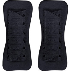 Pack of 2 Shoulder Strap Pads, Shoulder Pads for Tactical Vests Backpack, Shoulder Strap Pad for Bags, Shoulder Strap for Backpacks, Shoulder Pads for Plate Carrier Camera, Laptop (Black)