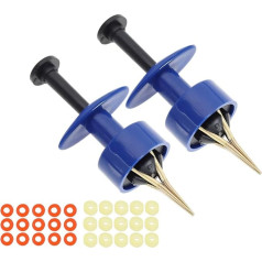 VGOL Pack of 2 Pellet Tape Bait Banderole Carp Fishing Accessories Coarse Fishing Terminal Tackle with 300 Pieces 4 mm & 300 Pieces 3 mm Bait Bands