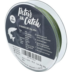PetrisCatch 9-Way Braided Predator Fishing Line, 300 m, 8/12/20 kg, 0.14/0.18/0.28 mm