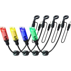 Carp Fishing Swinger, 4 Pieces, LED Light, 2.5 mm Plug, Removable, Swinger Fishing Bite Alarm Fishing Accessories
