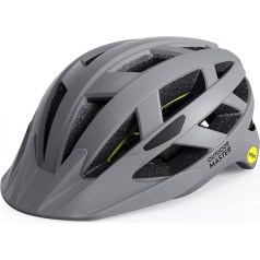 OutdoorMaster MIPS Bicycle Helmet - Two Removable Inner Linings & Ventilation in Multi-Environment - Bicycle Helmet in Mountain, Highway for Teenagers and Adults