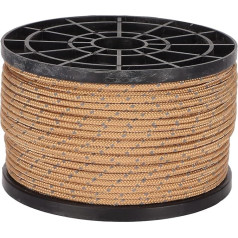Psytfei 50 m Reflective Cord Guy Ropes Boat Anchoring Products Camping Tent Rope Outdoor Tent Guide Rope Khaki For Camping